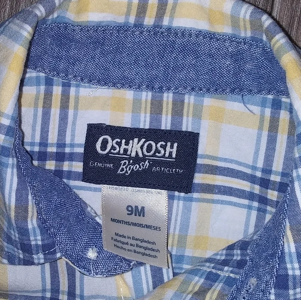 OshKosh B'Gosh Baby Boys' Long-Sleeve Bodysuit